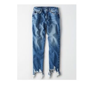 American Eagle mom jeans size 0 regular
